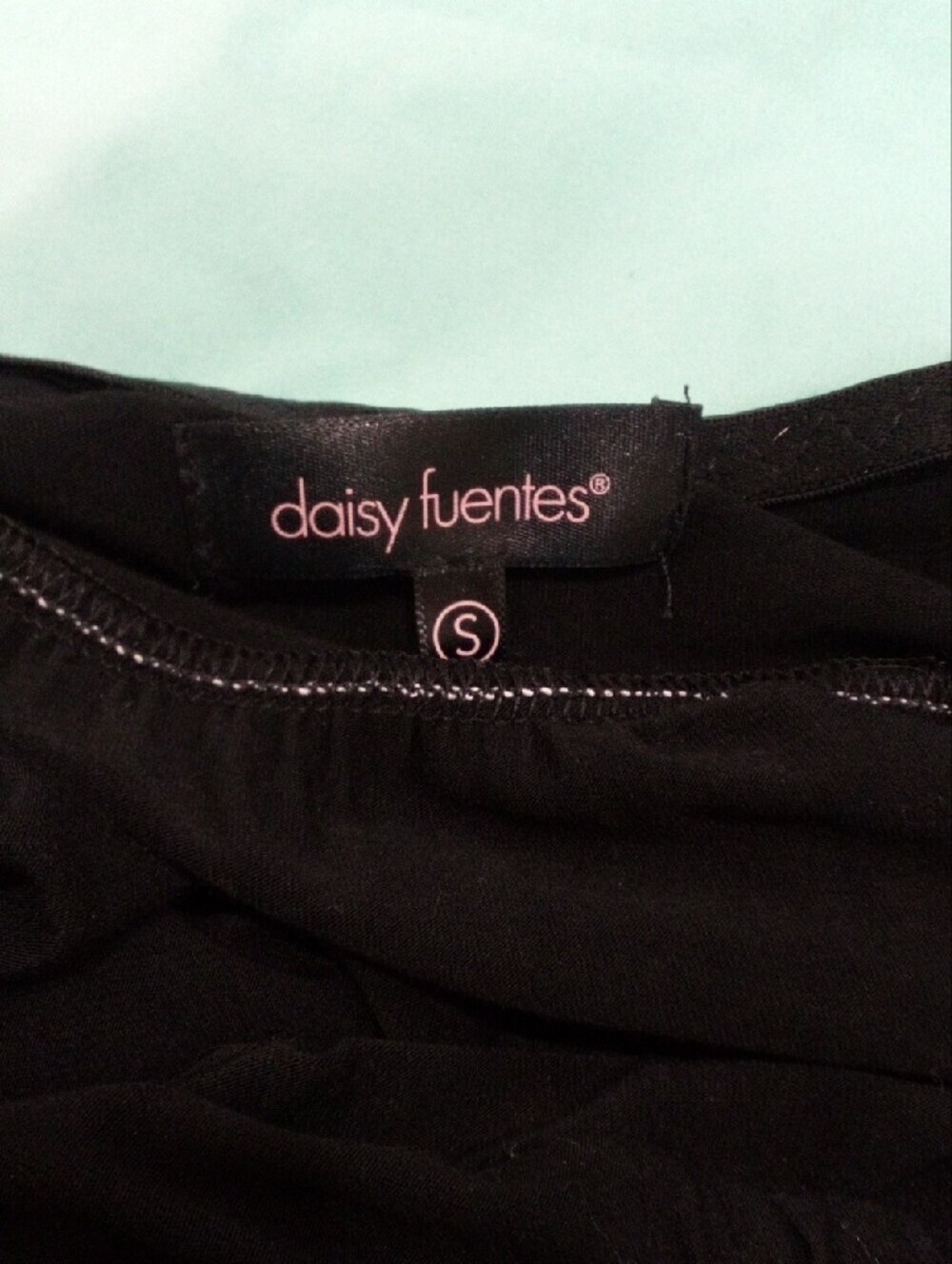 Daisy Fuentes Black Lace Trim Slip Nightgown - Picture 5 of 5